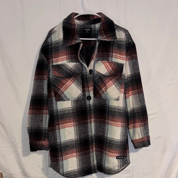 Hurley Plaid Button-Up Shirt